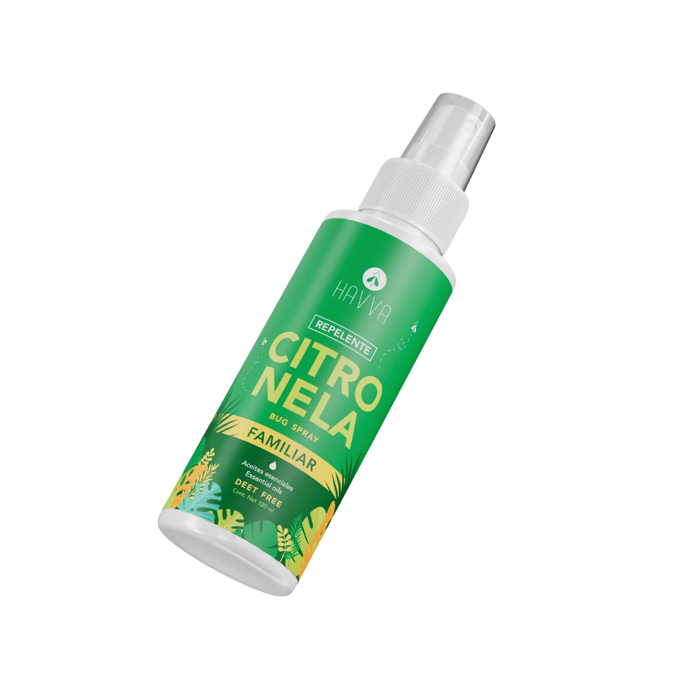 repelente Citronela 120ml havva lateral